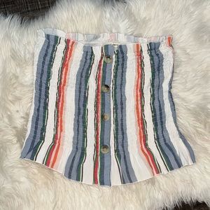 Style Envy Women’s Large Striped Tube Top - Multicolor